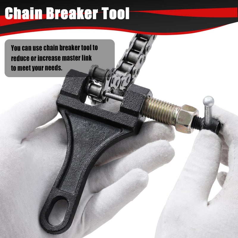 KAMIER 428 Drive Chain 102 Link with Chain Breaker for 50cc 70cc 90cc 110cc 125cc CT90 CT110 TaoTao TForce Coolster Vitacci Apollo Trailmaster Pit Dirt Bike 4 Wheeler ATV Quad Go Kart Heavy Duty Parts - Image 5